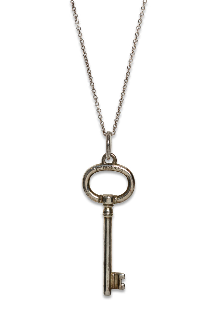 Tiffany Oval Key Pendant Necklace