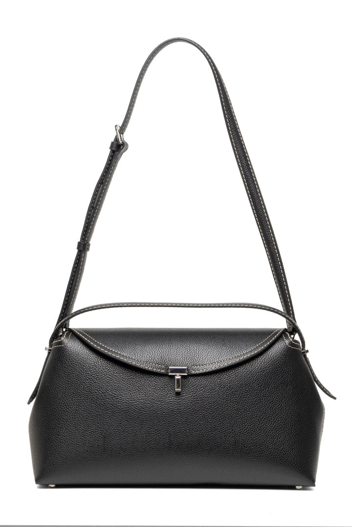 Toteme T-Lock Leather Shoulder Bag