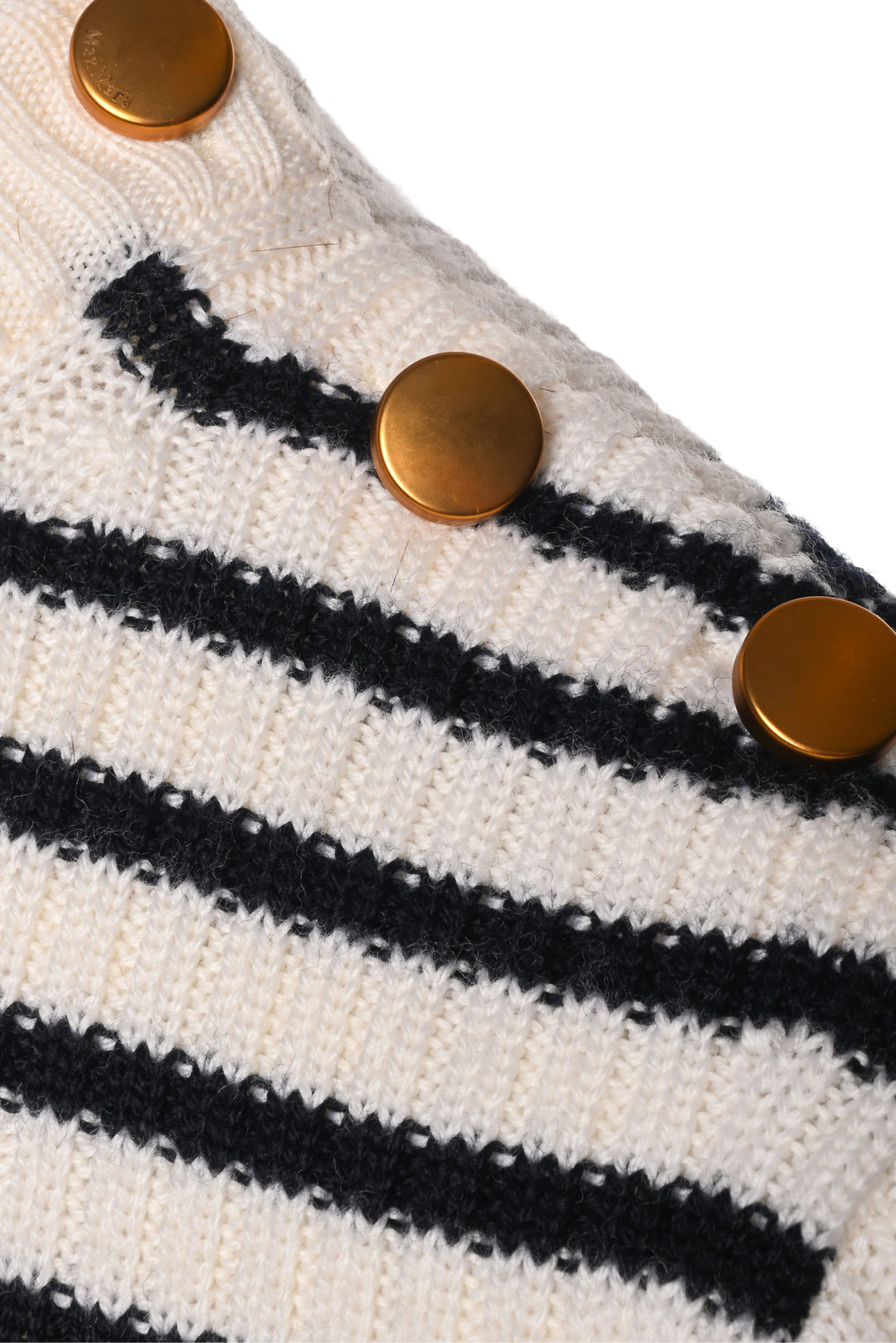 Max Mara Size M Striped Wool Sweater