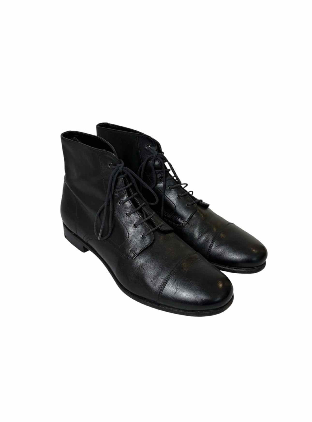 Mens Shoe Size Prada Size 9.5 Men's Leather Ankle Boots