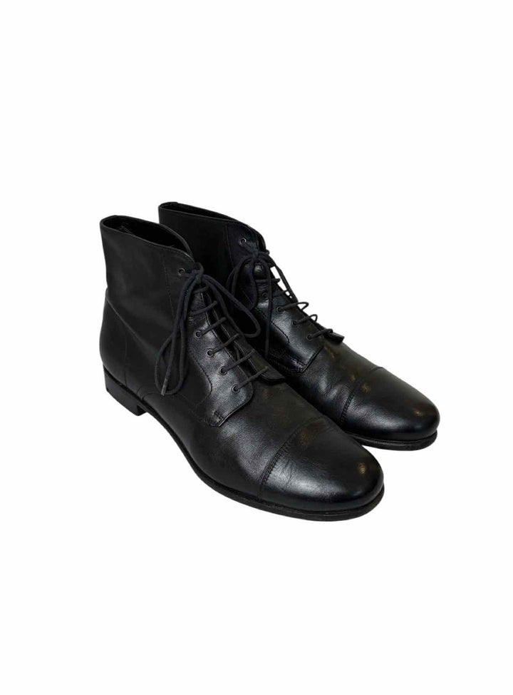 Mens Shoe Size Prada Size 9.5 Men's Leather Ankle Boots