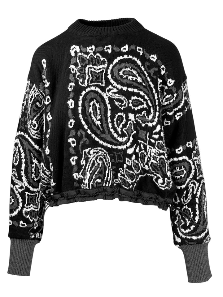 Sacai Size 2 Bandana Sweater