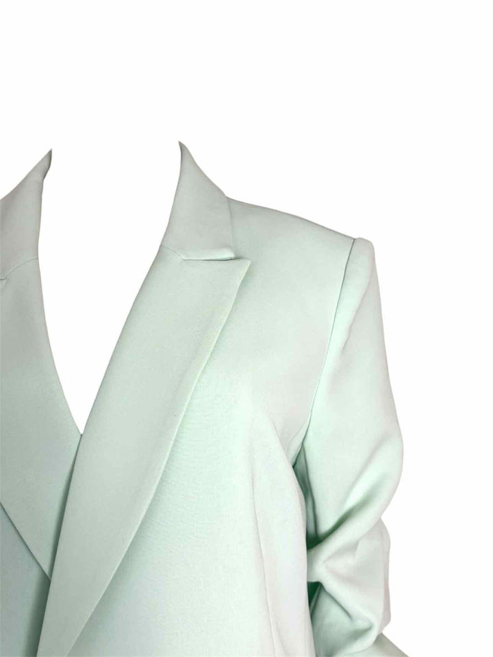 cinq a sept Size 12 Double Breasted Poly  Blazer