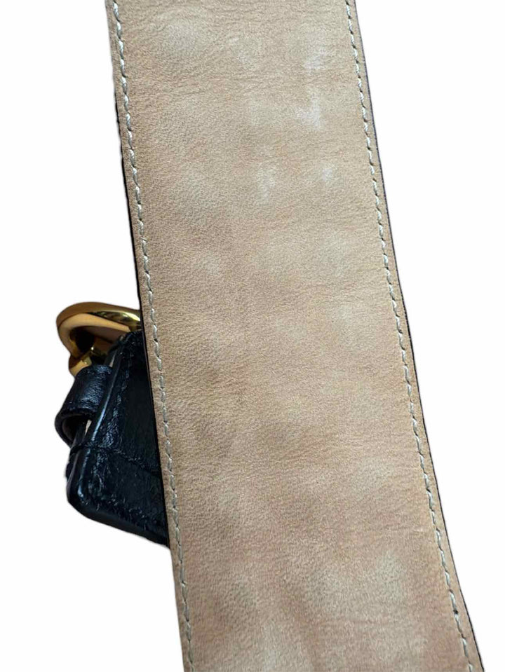 Gucci Size 38 Studded Leather Belt