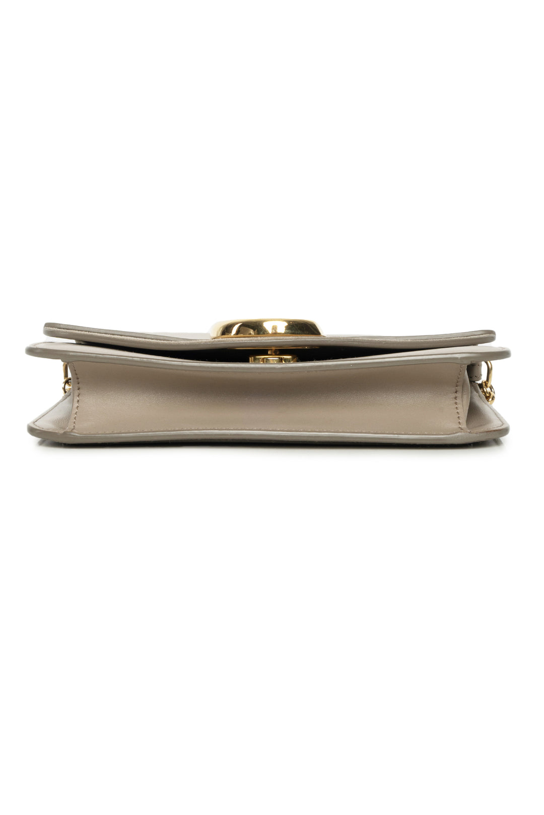 Chloe Calfskin Suede C Clutch On Chain