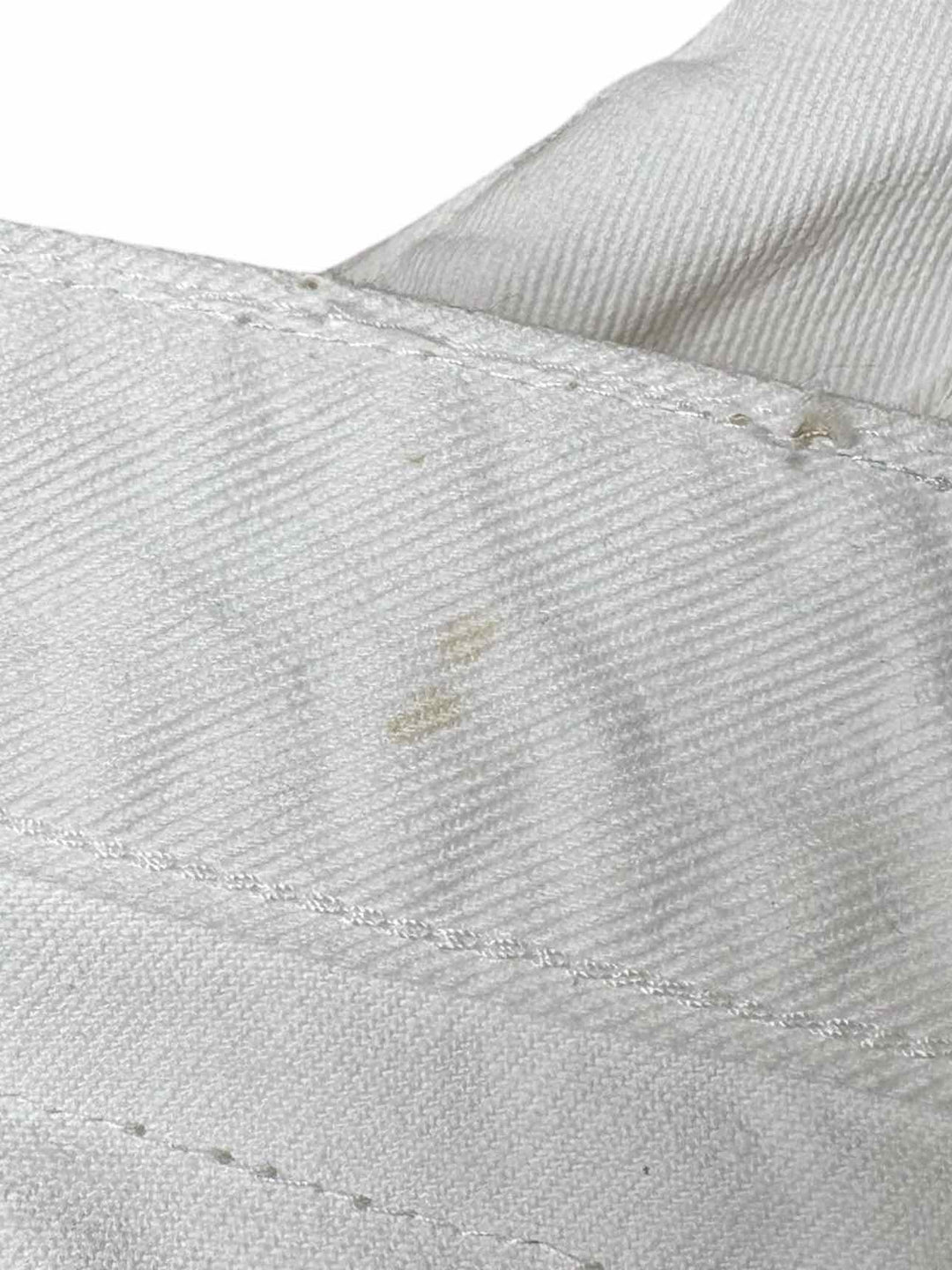 Loewe White Button Fly Wide Leg Size 36 Jeans