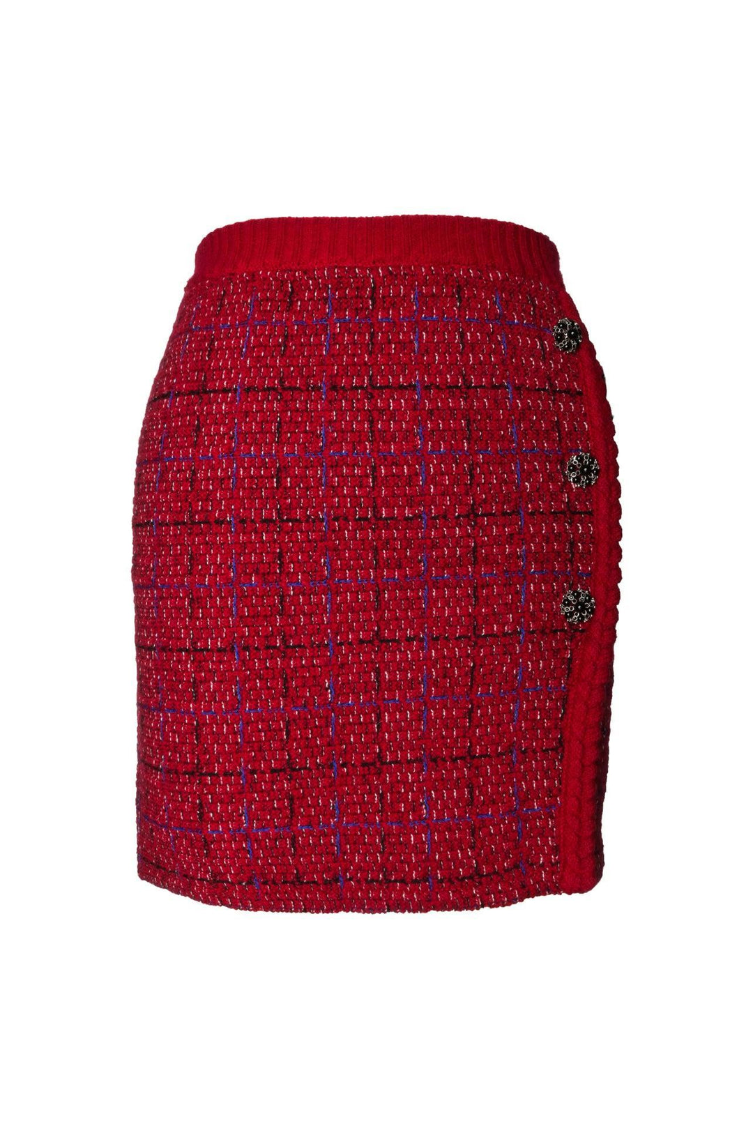 Self Portrait Size S Melange Knit Mini Skirt