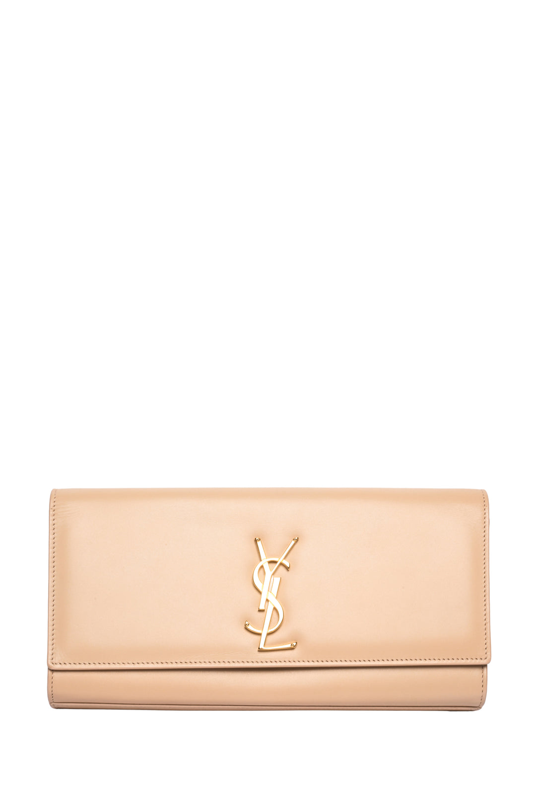 Saint Laurent Leather Kate Clutch