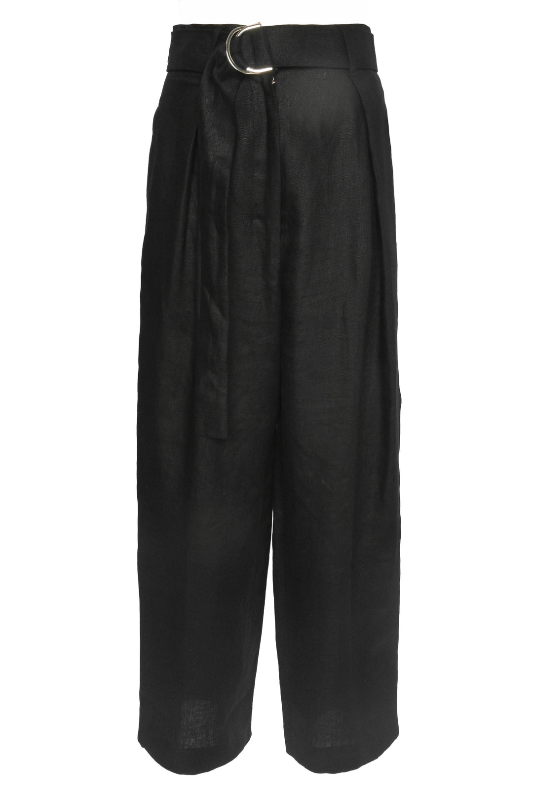 S' Max Mara Size 4 Jane Belted Wide Leg Linen Pants