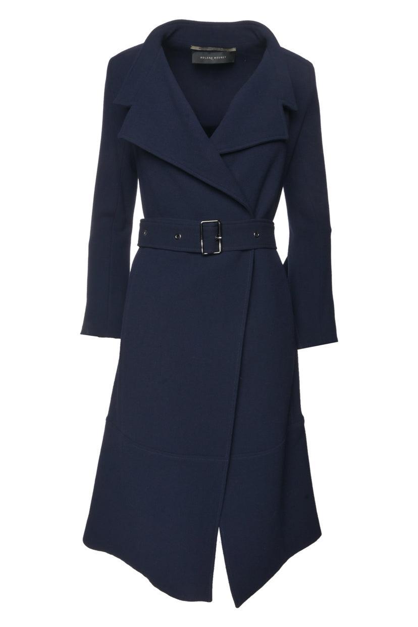 Roland Mouret Size 2 Millington Wool Crepe Coat