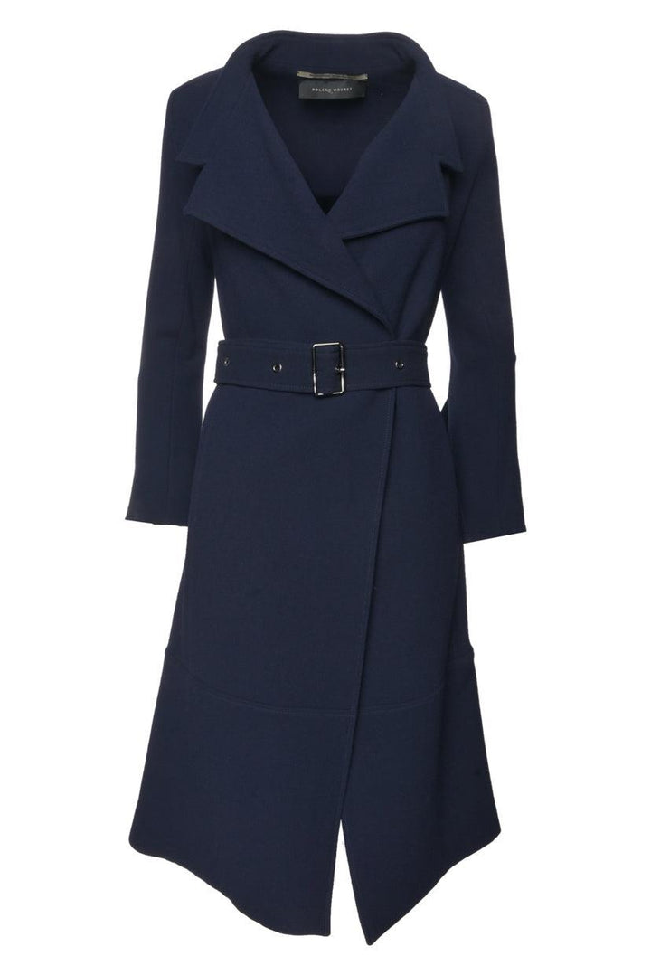 Roland Mouret Size 2 Millington Wool Crepe Coat