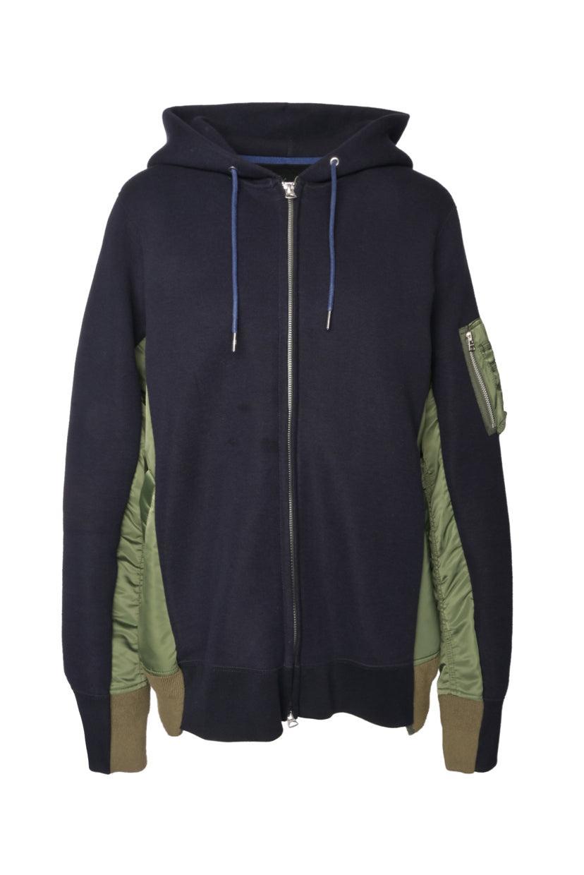 Sacai Size 3 Men's Paneled Hoodie Jacket