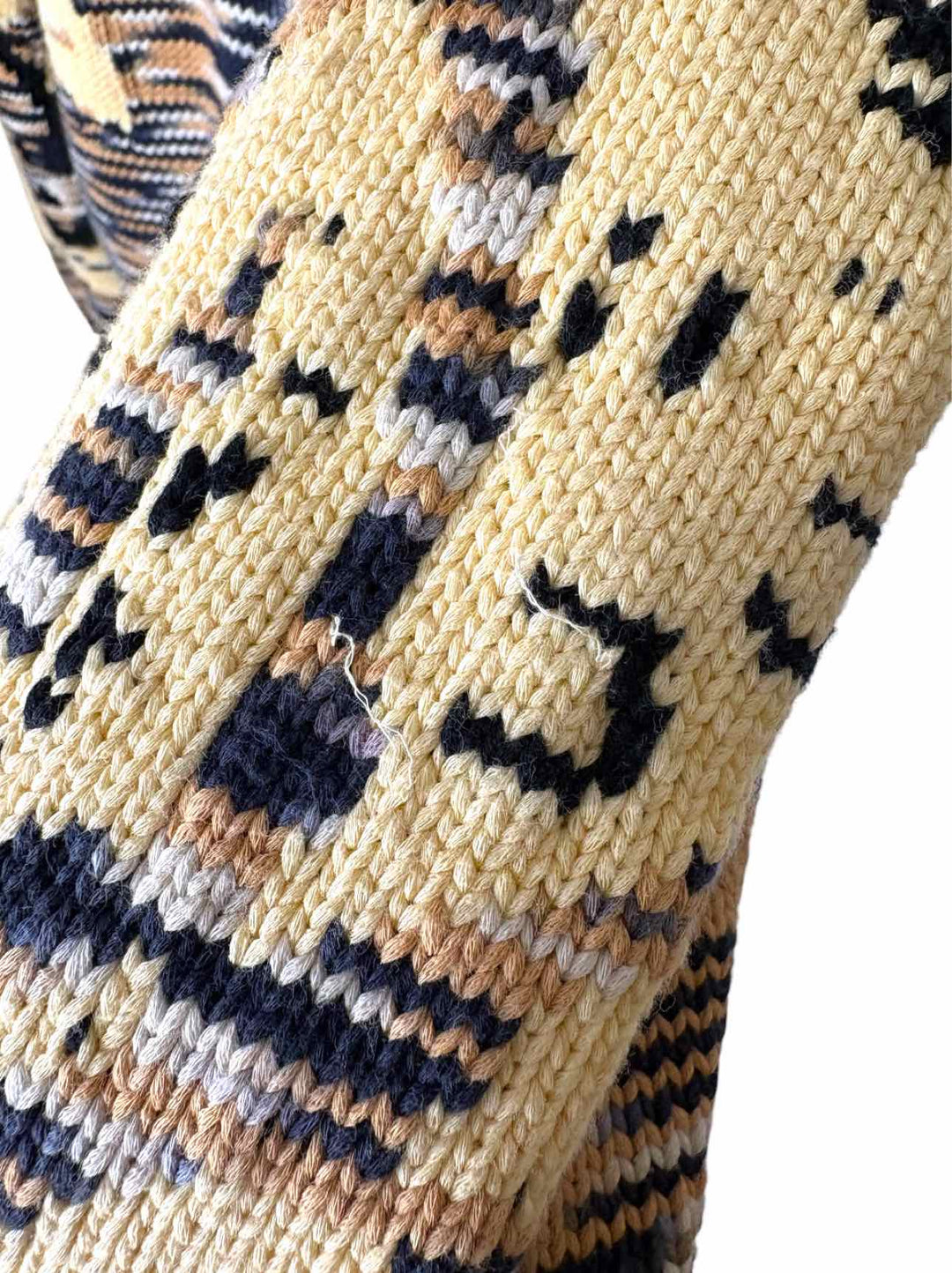Ulla Johnson Size L Floral Cotton Blend Sweater