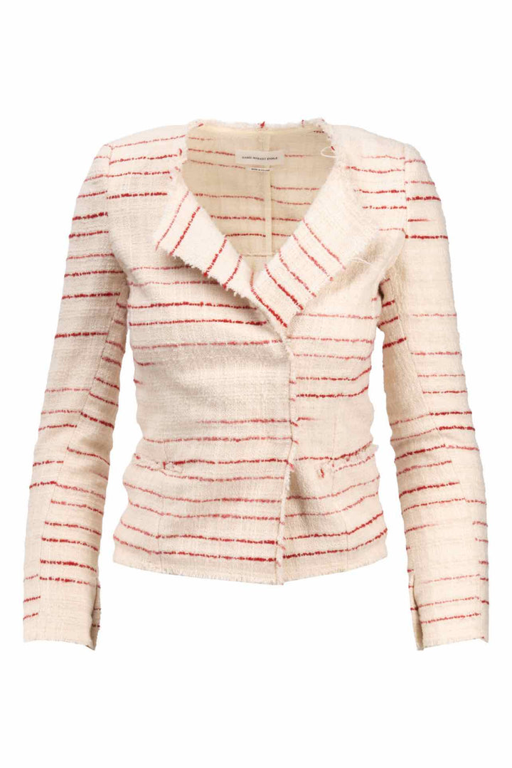 Isabel Marant Etoile Size 34 Glenn Striped Tweed Jacket