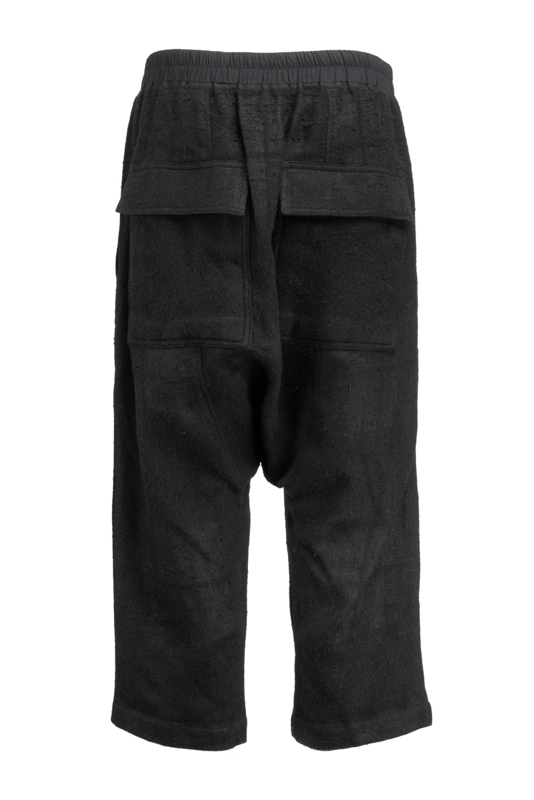 Rick Owens Size 40 Men's Drawstring Cropped Linen Blend Pants