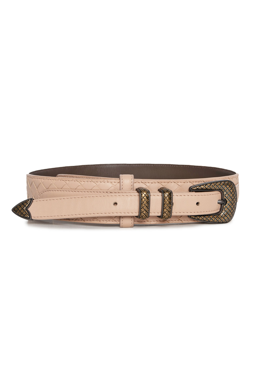 Bottega Veneta Intrecciato Leather Belt