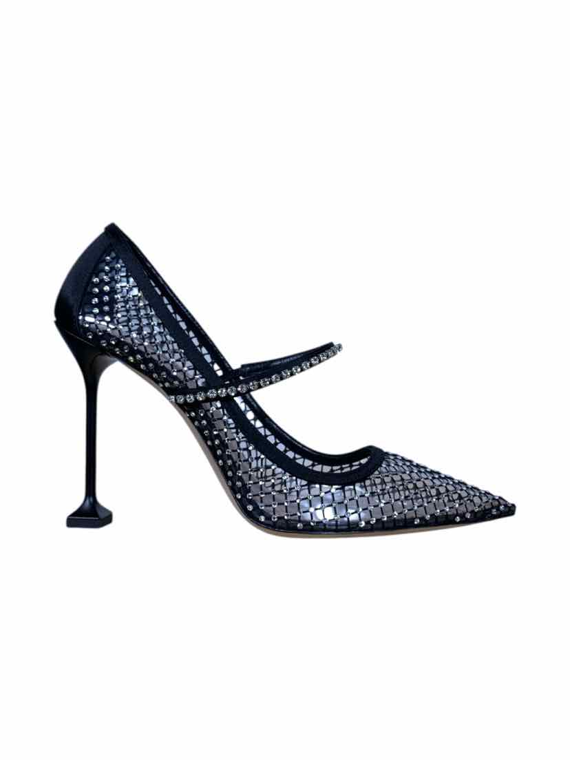 Miu Miu Crystal-embellished Size 40 Pumps