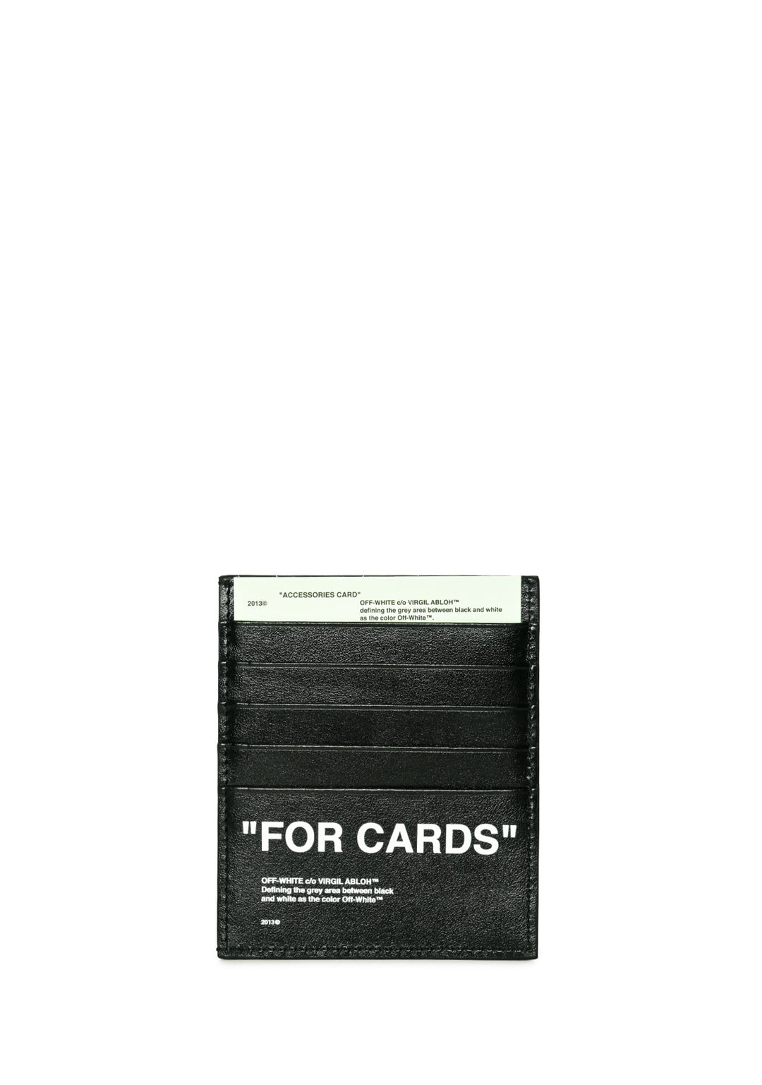 Off White Quote Card Holder
