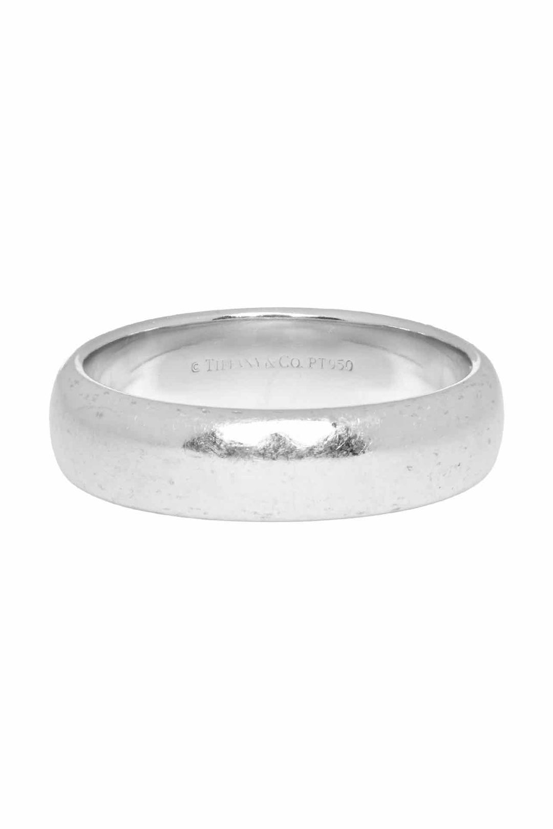 Tiffany & Co Size 10 Men's Platnium 6mm Lucida Ring