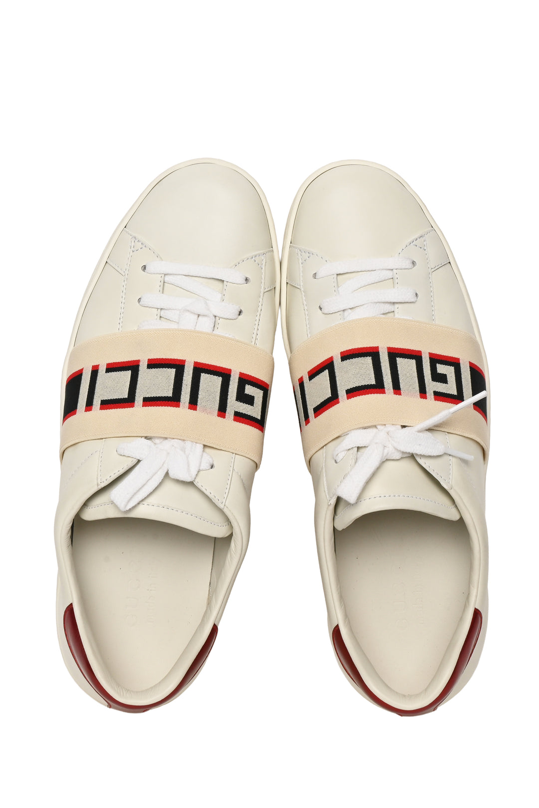 Gucci Size 8.5 Men's Ace Stripe Sneakers