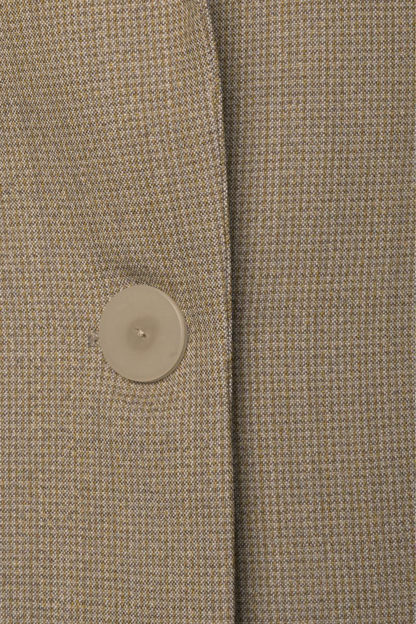 Christopher Esber Size 8 Stretch Wool Apex Sleeve Structured Coat