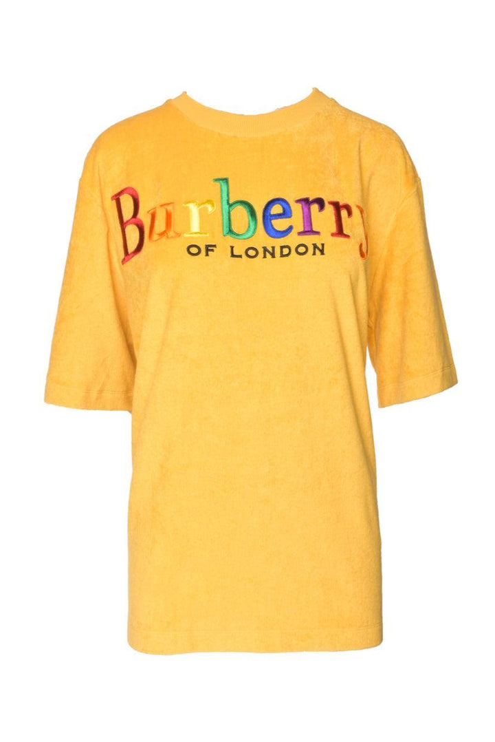 Burberry Size S Men's Rainbow Logo Terry T-shirt