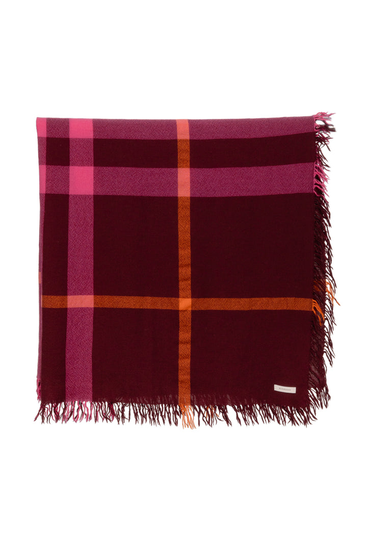 Burberry Check Fringed Scarf