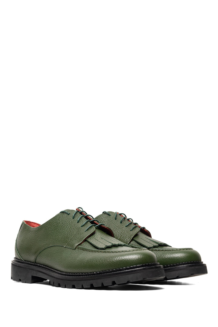 Mens Shoe Size 10 Aime Leon Dore Men's Pebbled Leather Lug Sole Derby Shoes