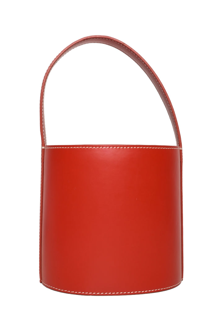 STAUD Bissett Leather Bucket Bag