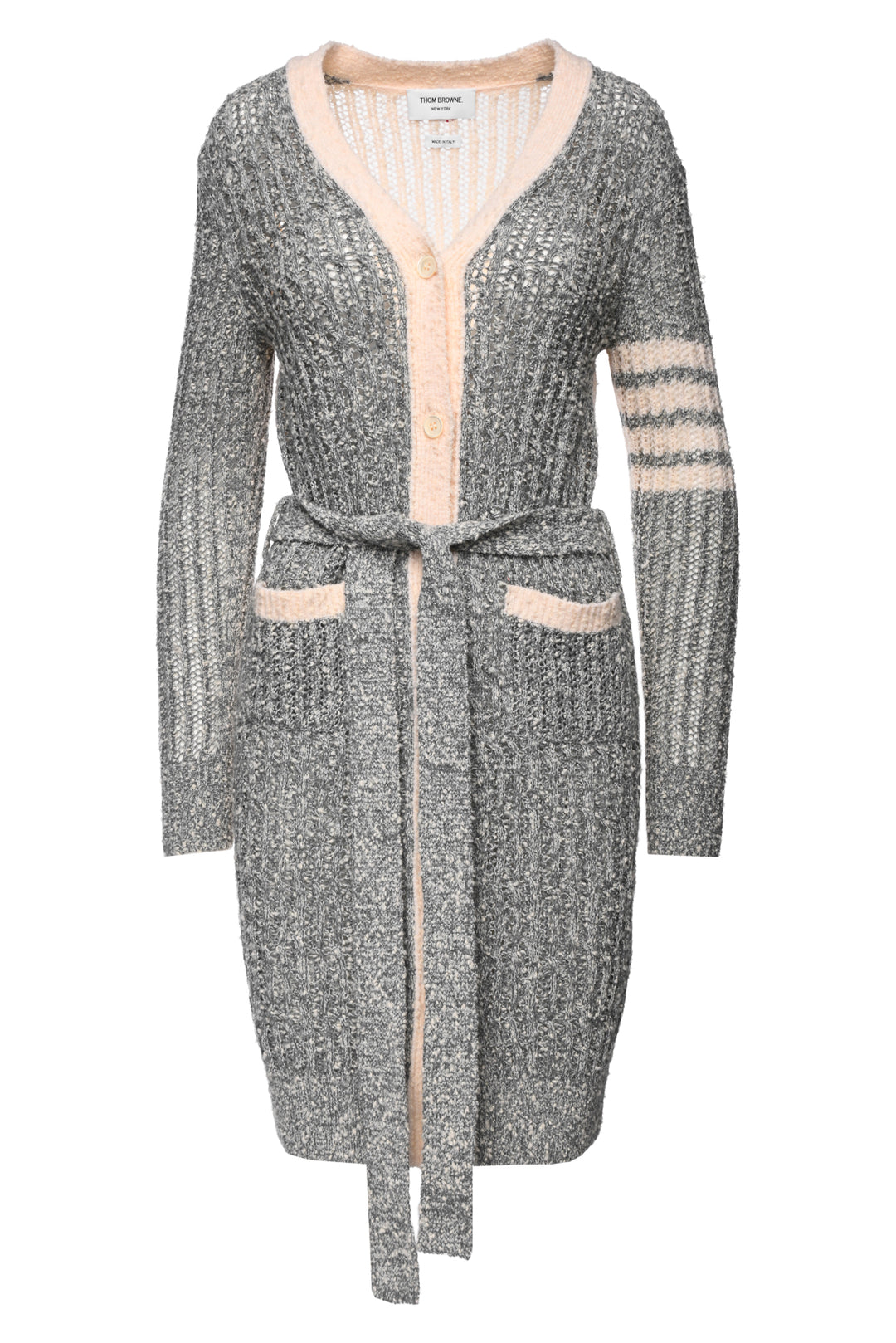 Thom Browne Size 4 Long Cardigan