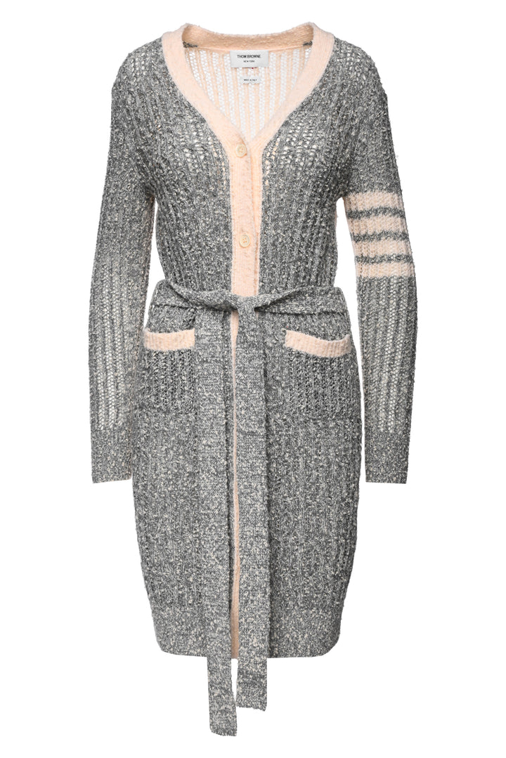 Thom Browne Size 4 Long Cardigan