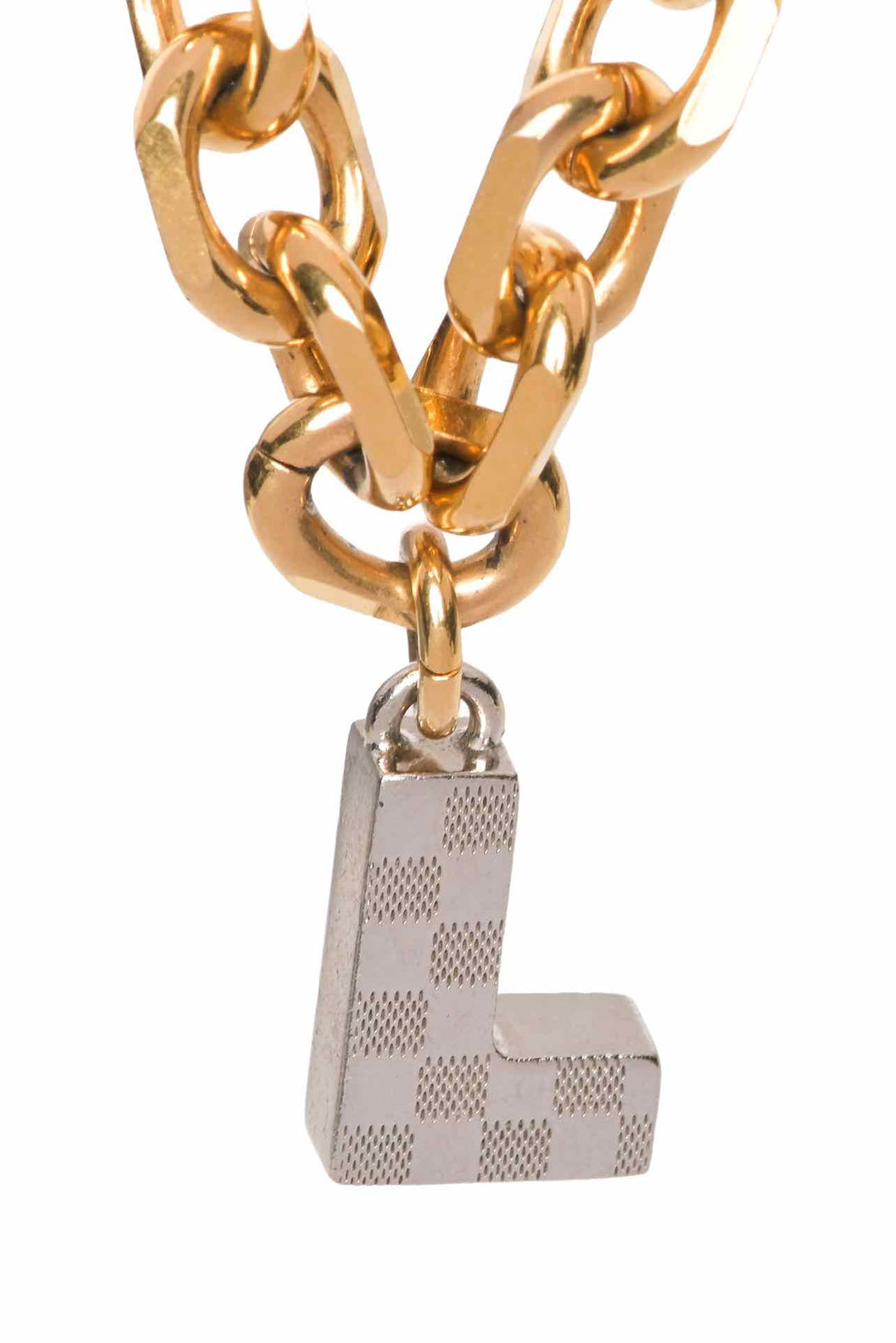 Louis Vuitton Two Tone Love Letter Timeless Bracelet