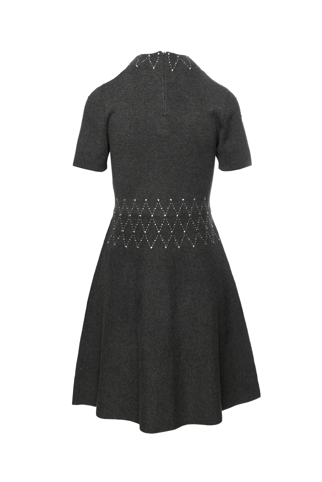 Sandro Size 40 Wool Studded Dress