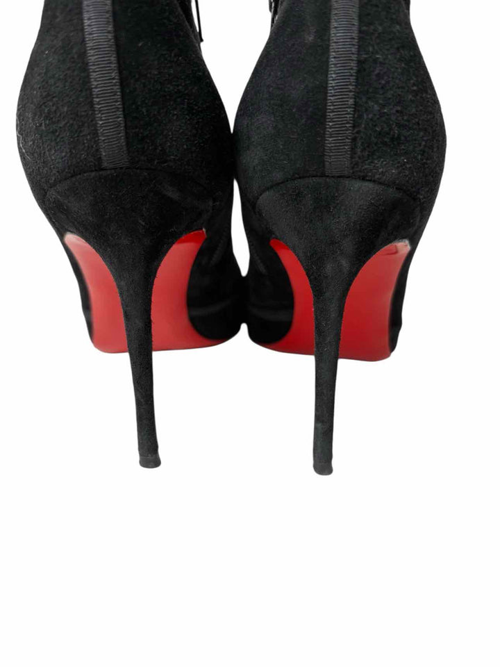 Christian Louboutin Suede Stiletto Size 38 Ankle Boots
