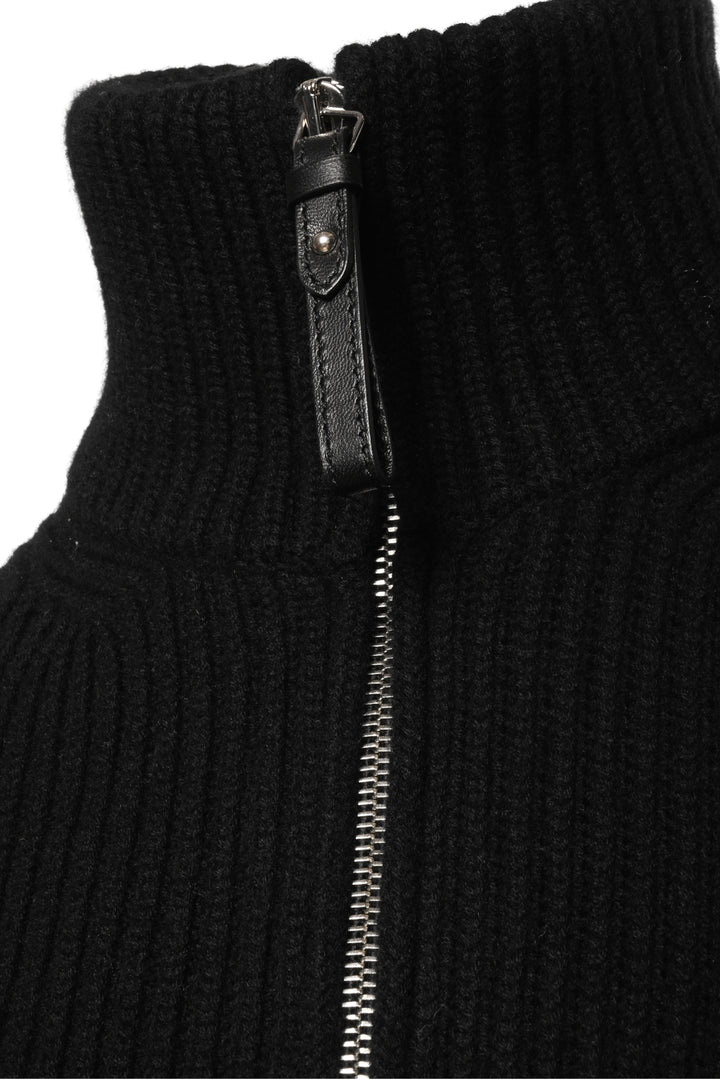 Hermes Size 34 H Pocket Zipped Wool Cardigan Jacket