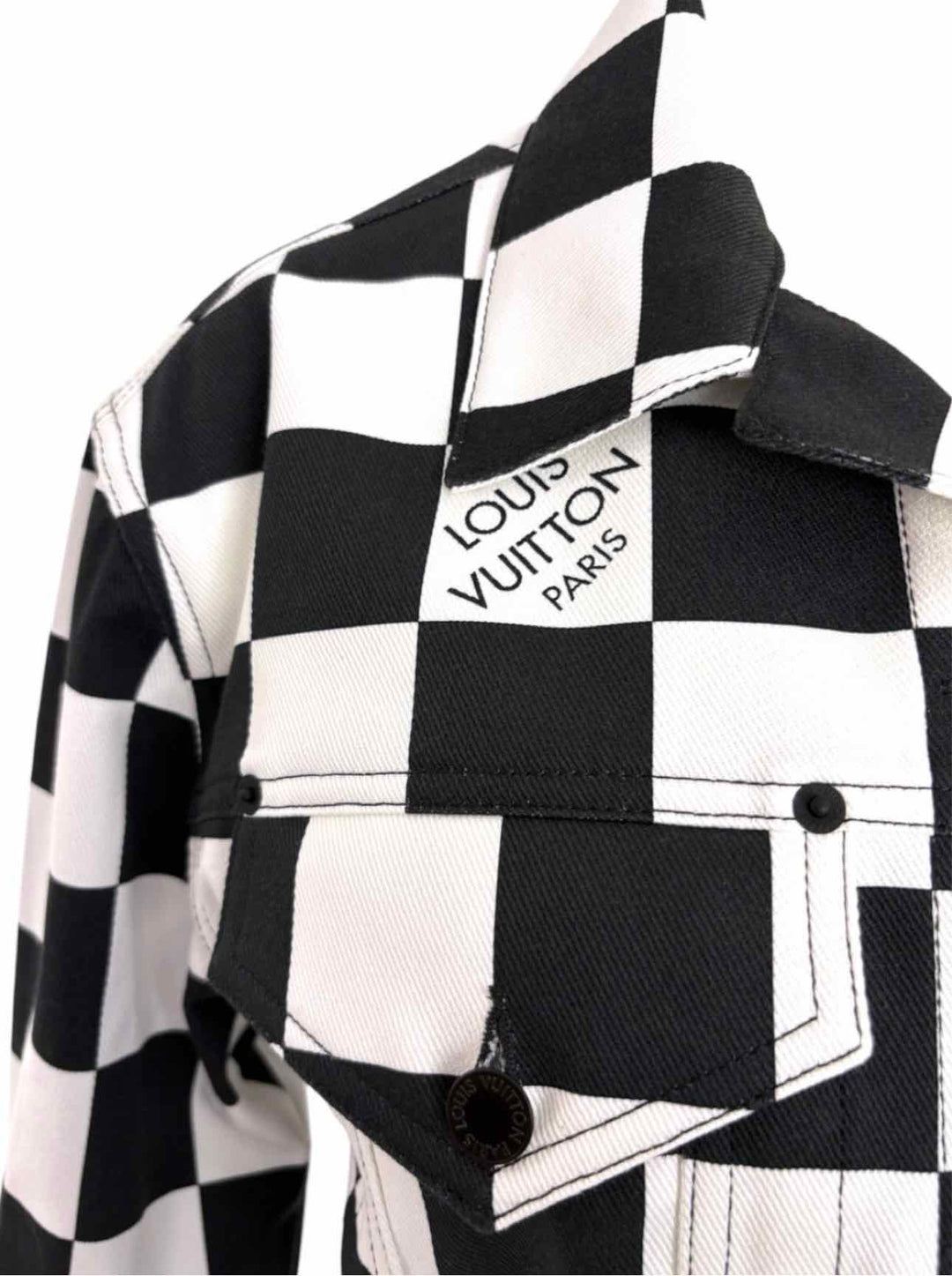 Louis Vuitton Size 36 Damier Denim Jacket