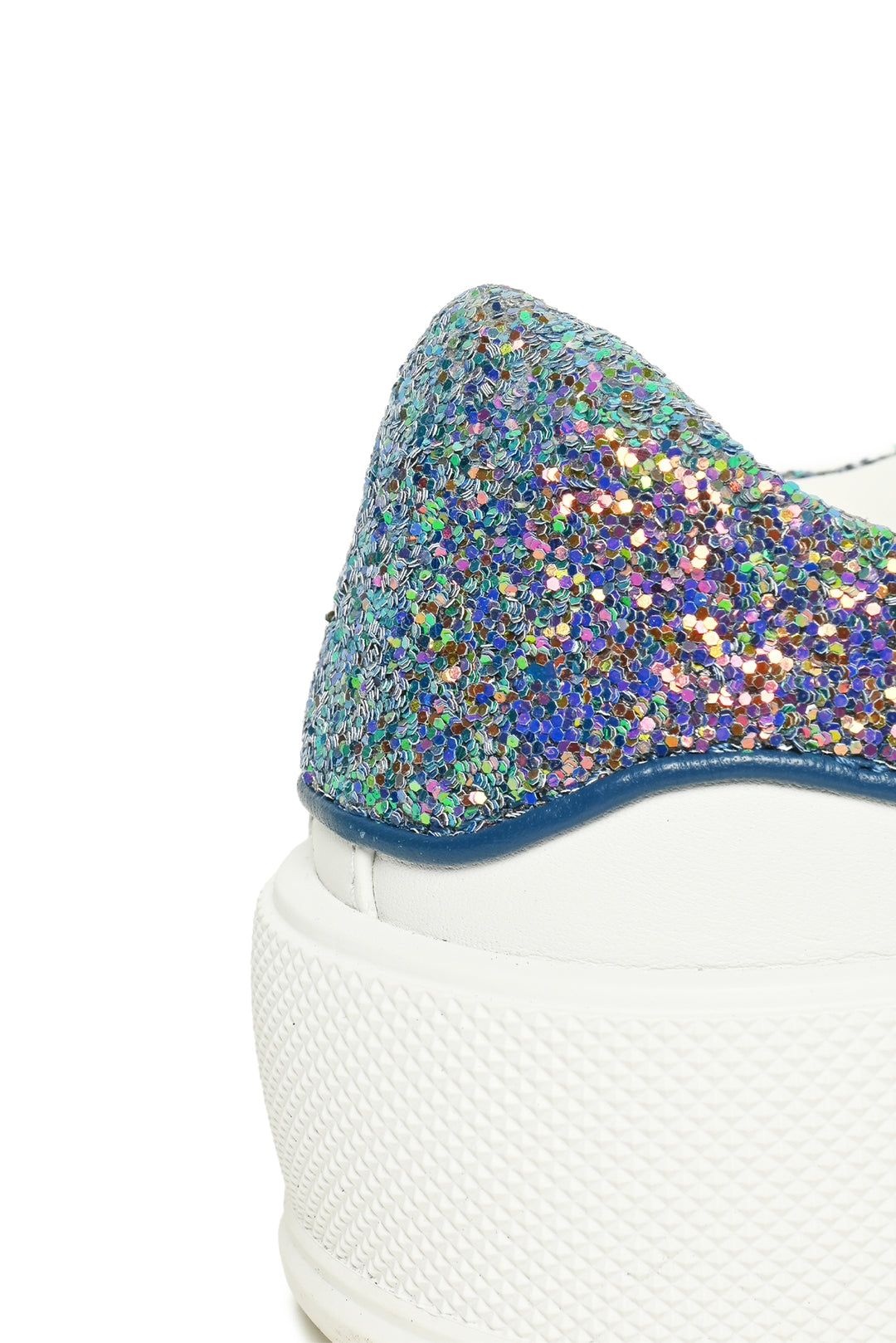 Alexander Mcqueen Size 39 Deck Plimsoll Glitter Tab Low Top Sneaker