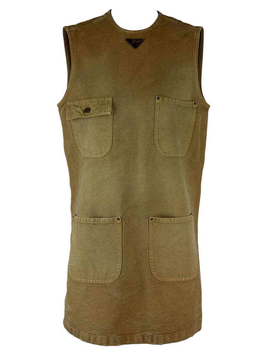 Prada Size 38 2024 Canvas Shift Dress