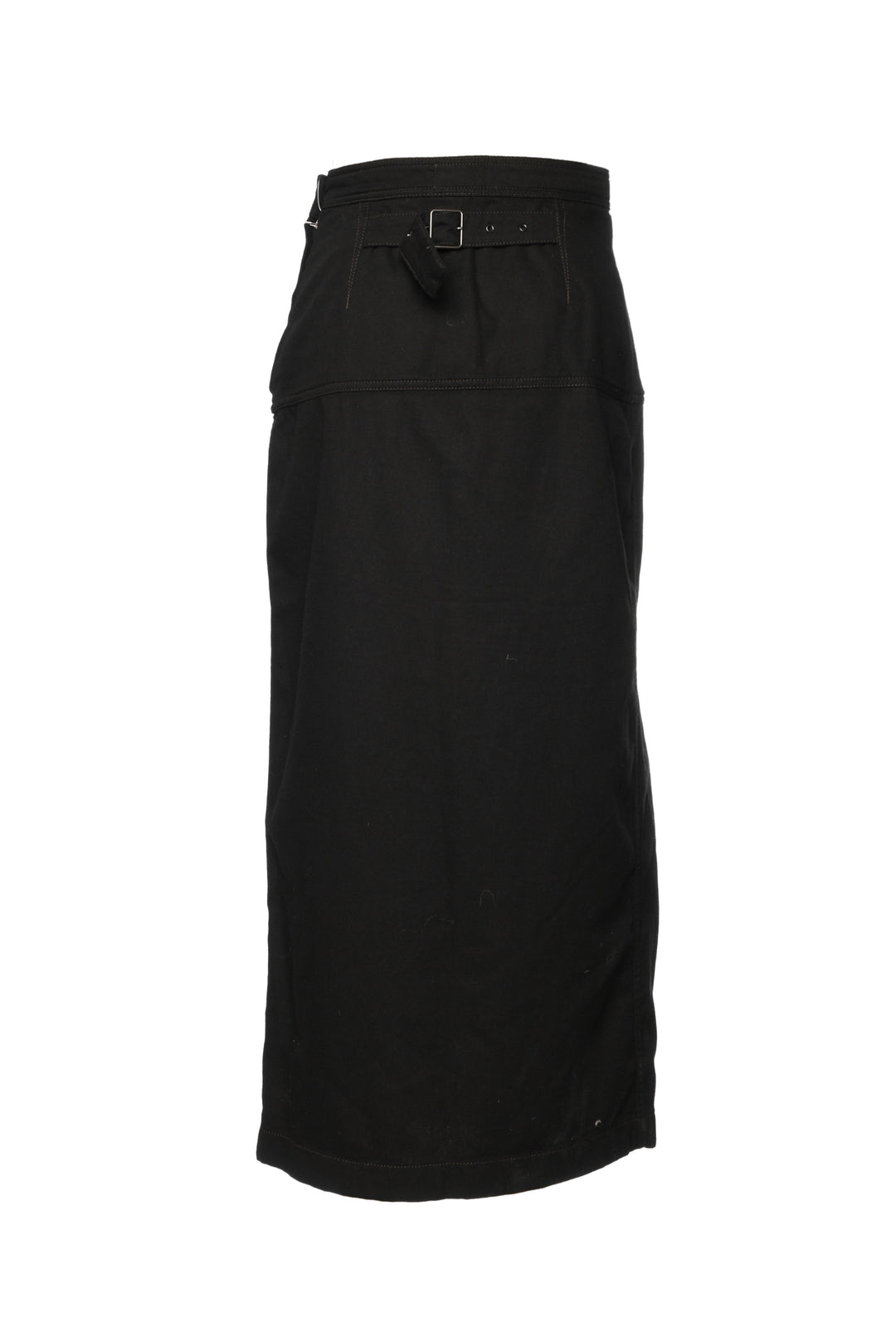 LEMAIRE Size 34 Slit Cotton Twill Skirt