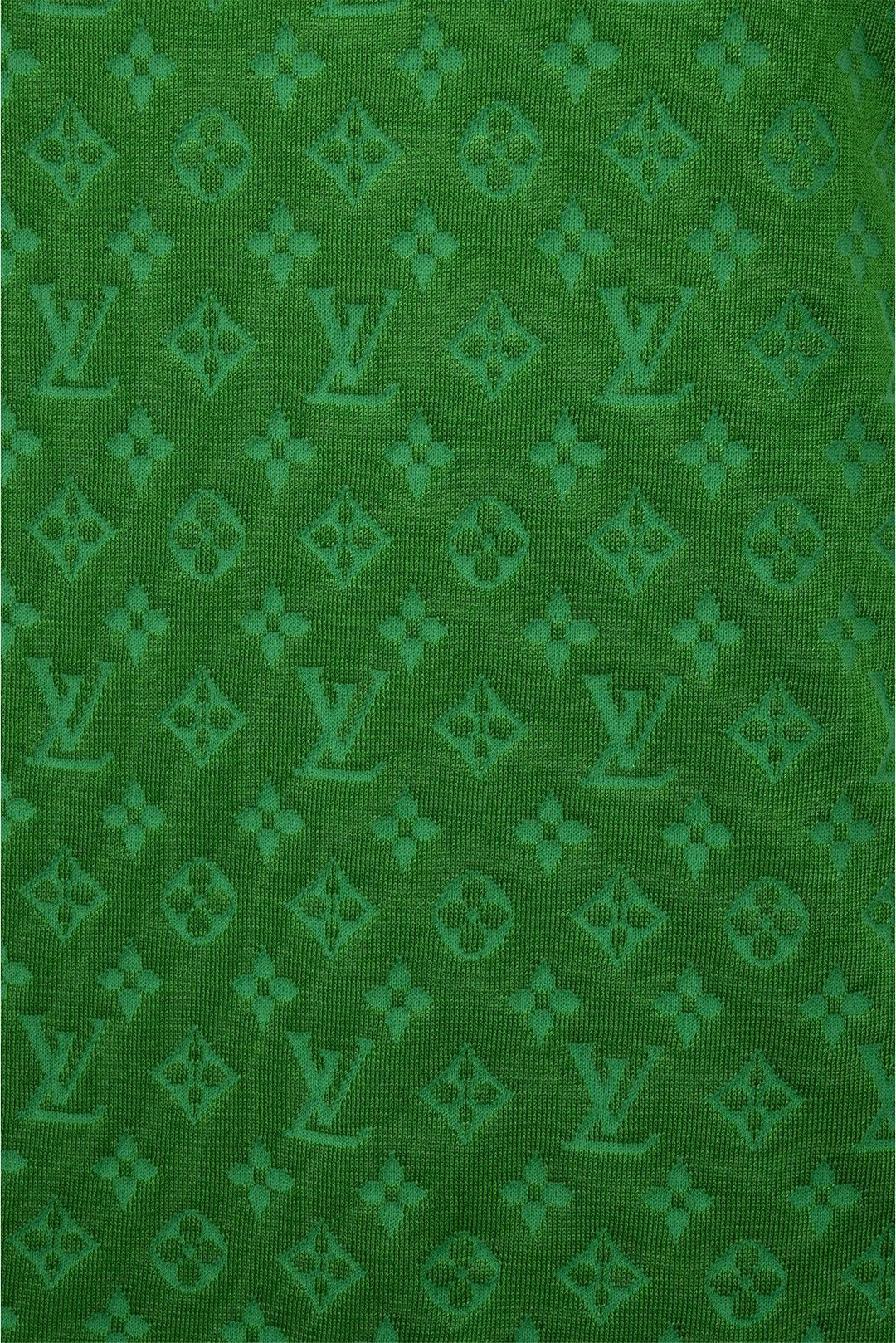 Louis Vuitton Size S Monogram Jacquard Silk-Blend Dress
