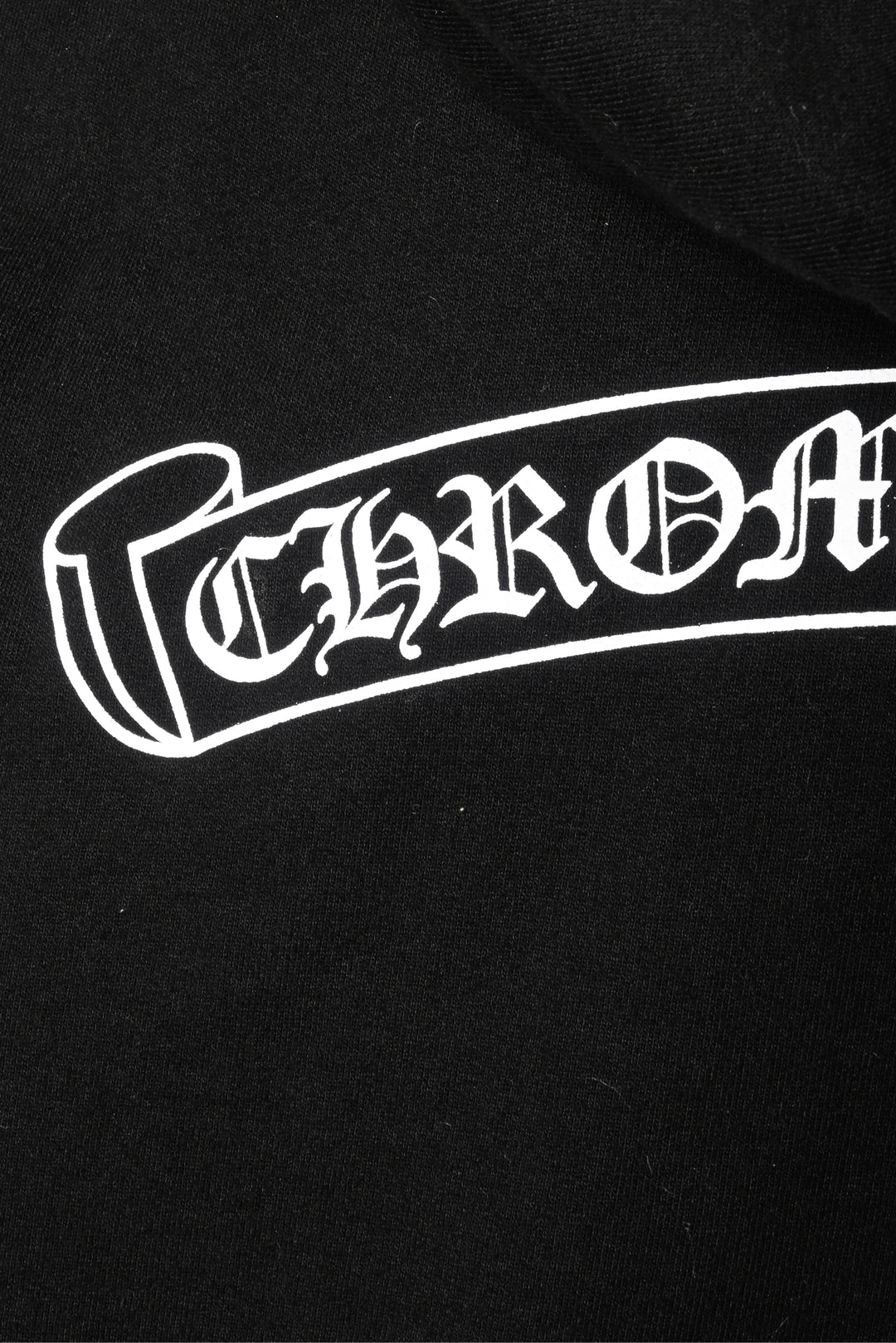 Chrome Hearts Size L Men's Scroll Logo Pullover Hoodie