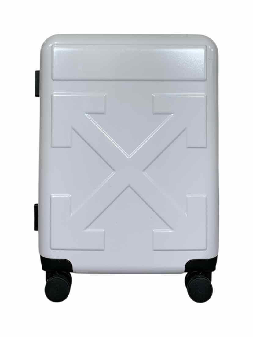 Off White Arrow Trolley Suitcase