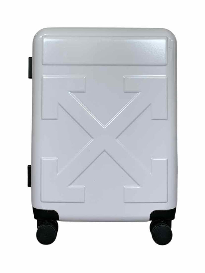 Off White Arrow Trolley Suitcase