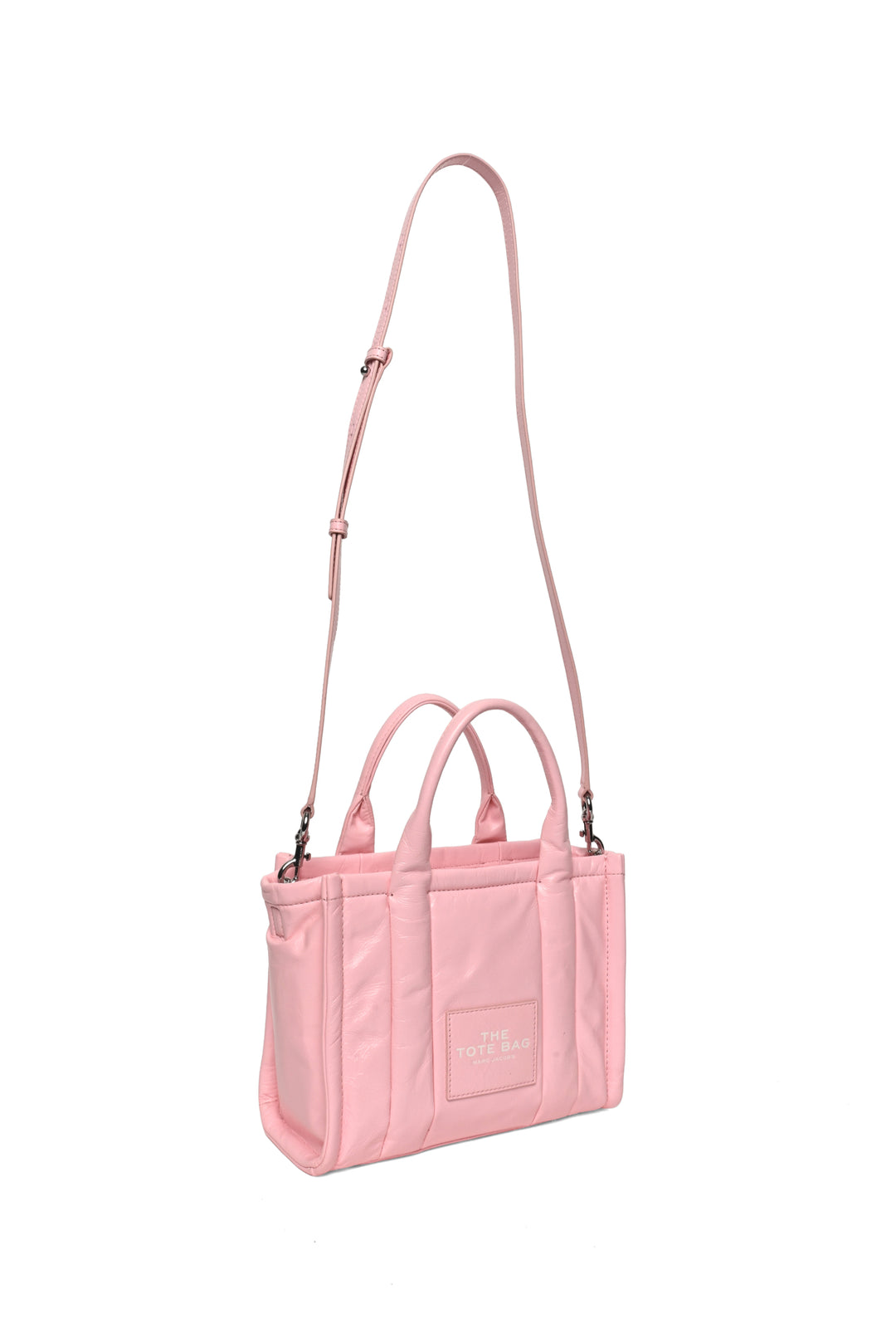 Marc Jacobs The Shiny Crinkle Puffed Leather Small Tote