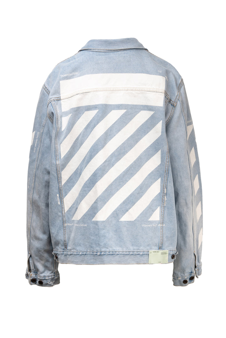 OFF-WHITE Size XXL Men's 2018 Temperature Denim Jacket
