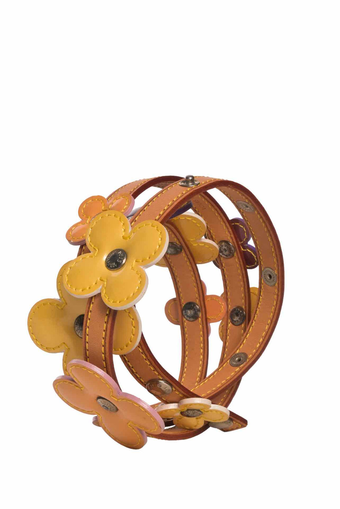 Louis Vuitton Size XS/S 2002 Fleur Vachetta Belt