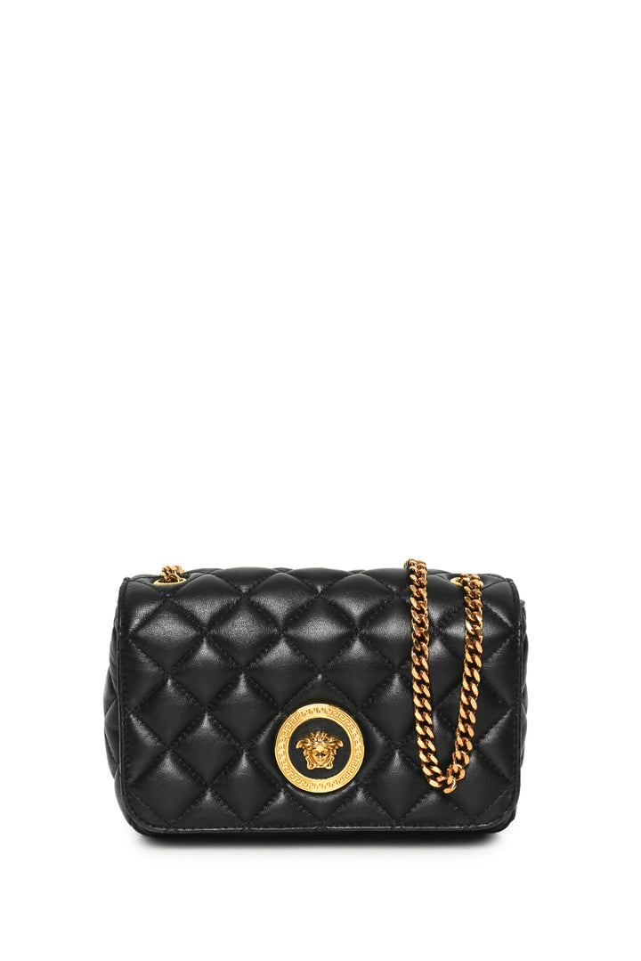 Versace Quilted Nappa Leather Medusa Crossbody