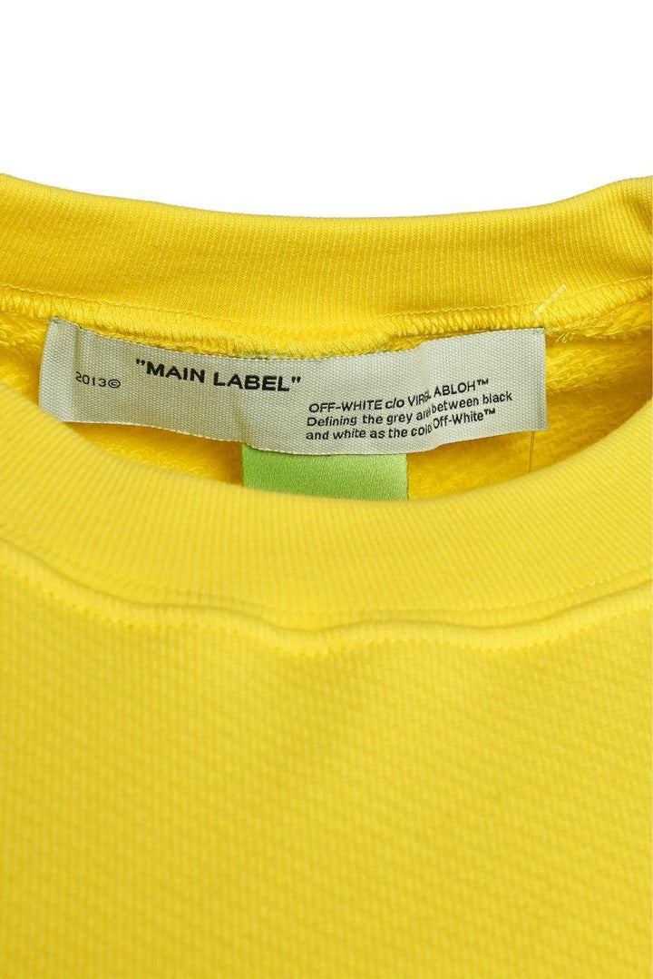 Off White Size M Racing Crewneck Sweatshirt