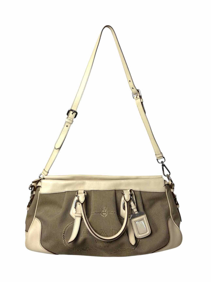 Prada Jacquard Canapa Logo  Purse