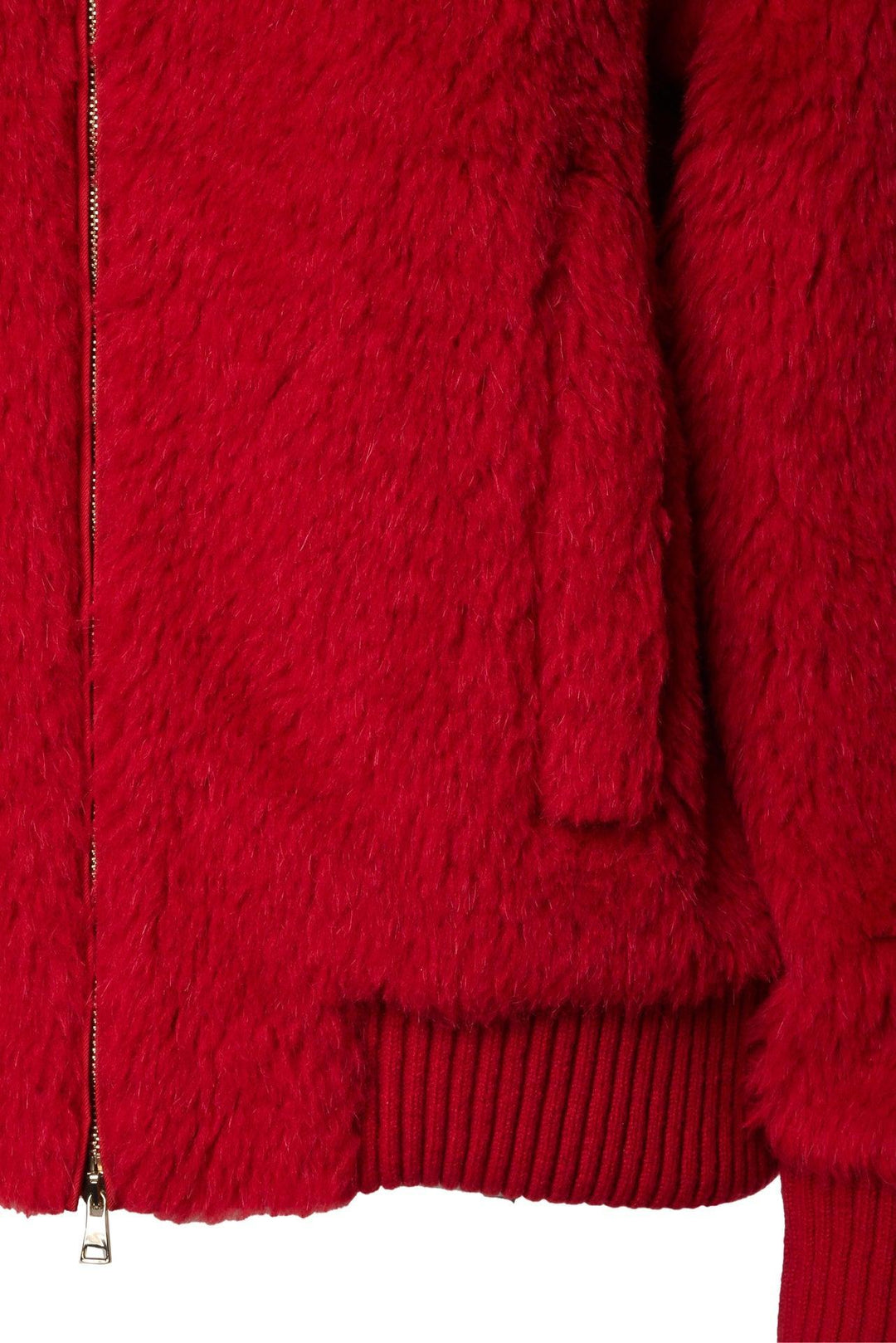 Max Mara Size 8 Felice Teddy Bomber Jacket